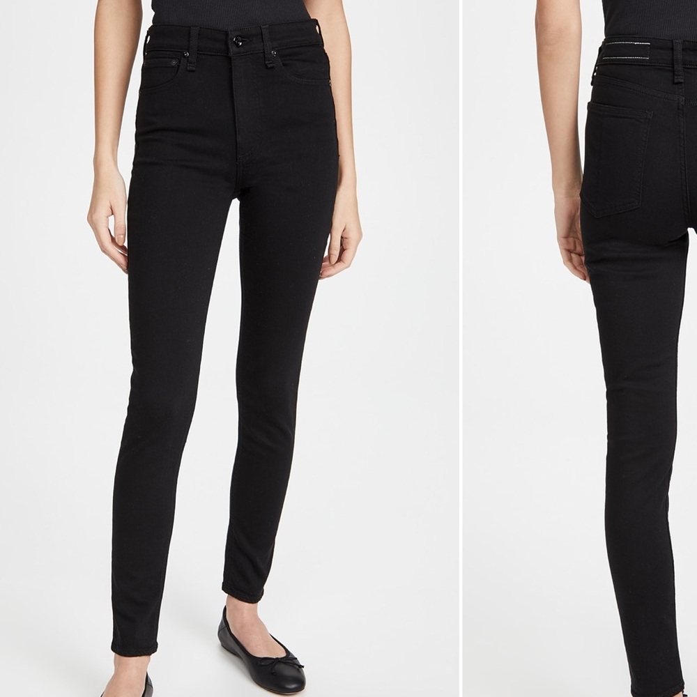 NWT Rag & Bone Black Skinny Jeans